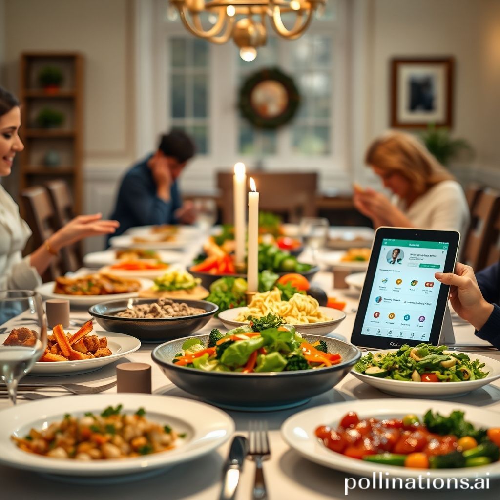Elegant dinner party setting