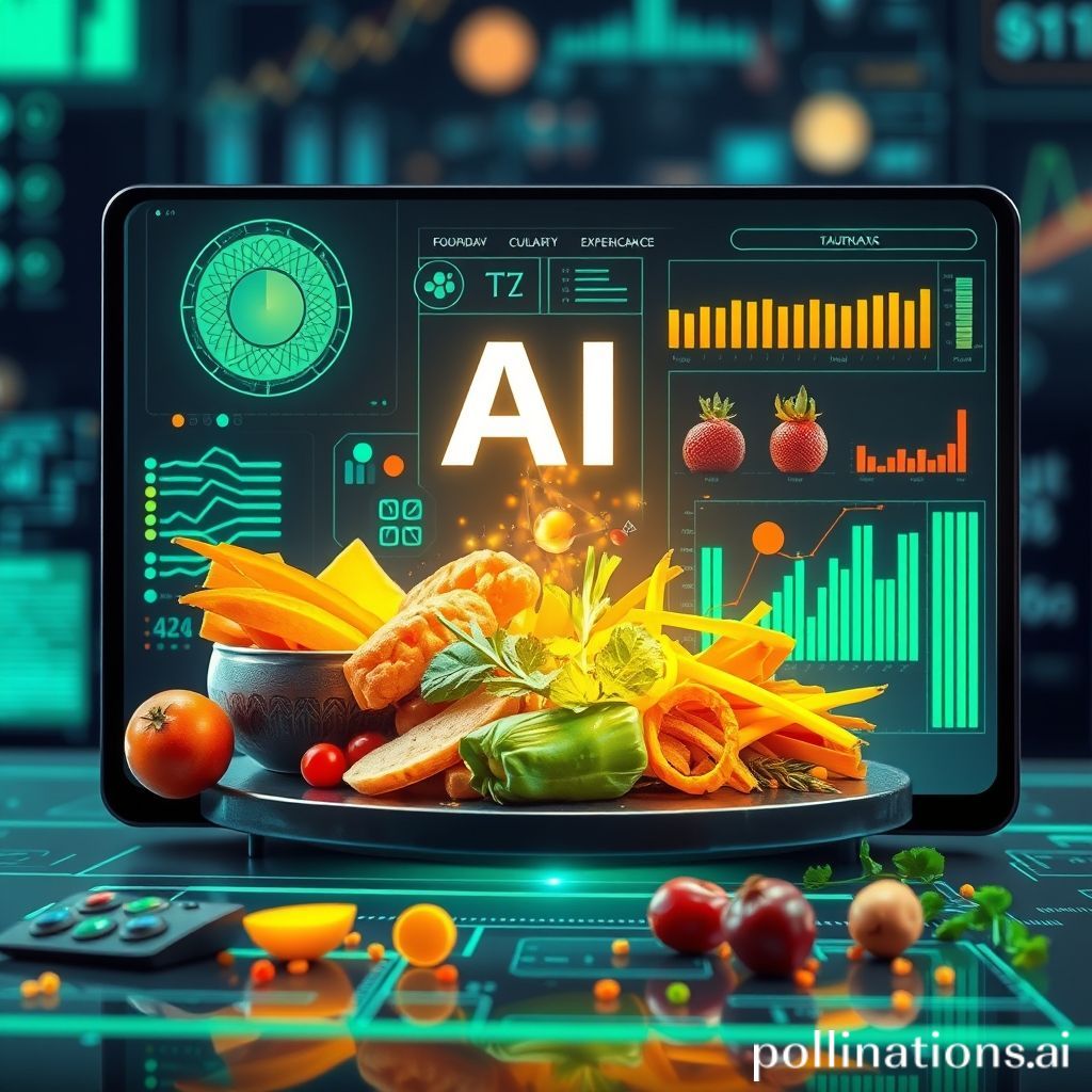AI analyzing food data