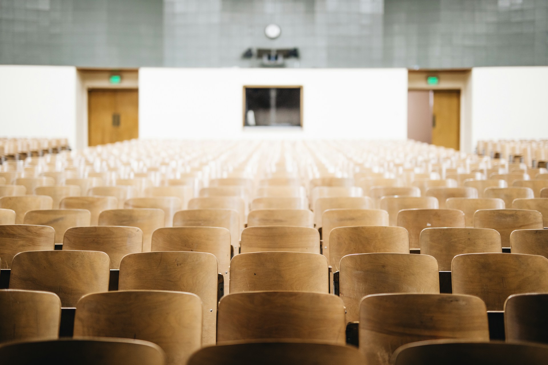 School empty auditorium