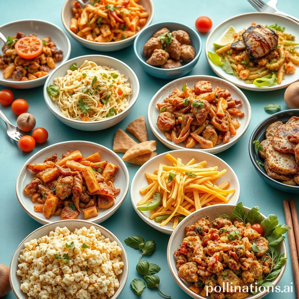 Assortment of delicious main dish ideas