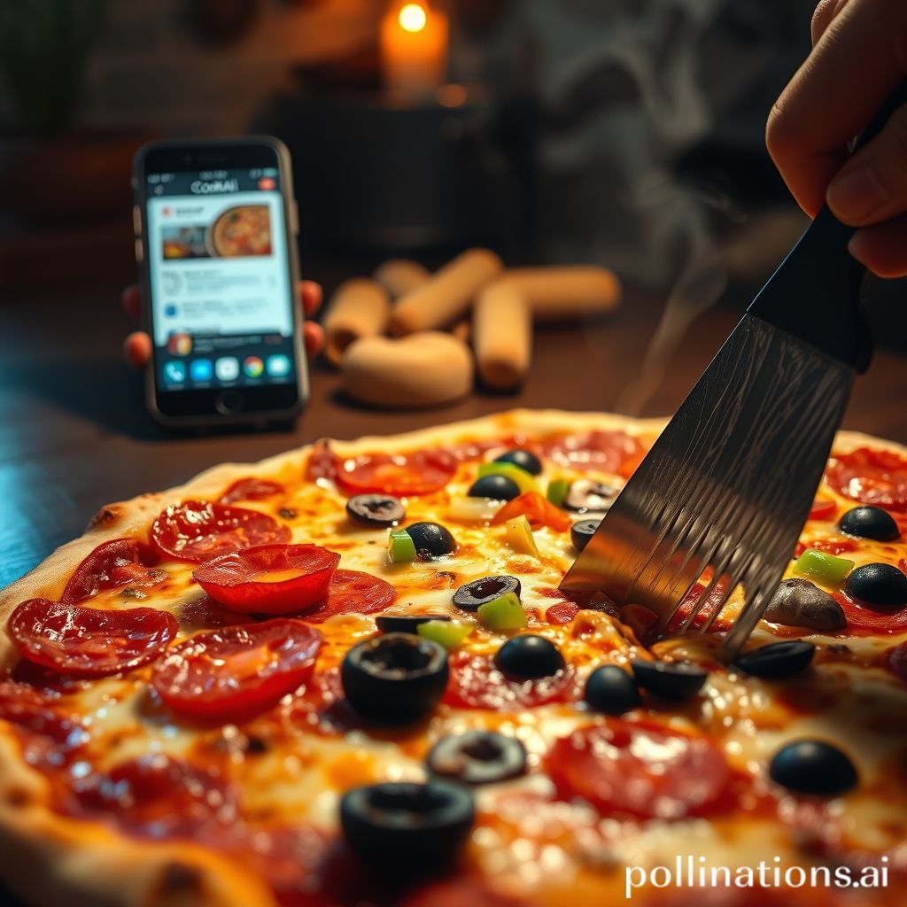 Delicious homemade pizza