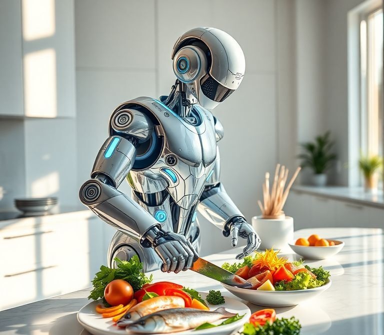 A cooking robot